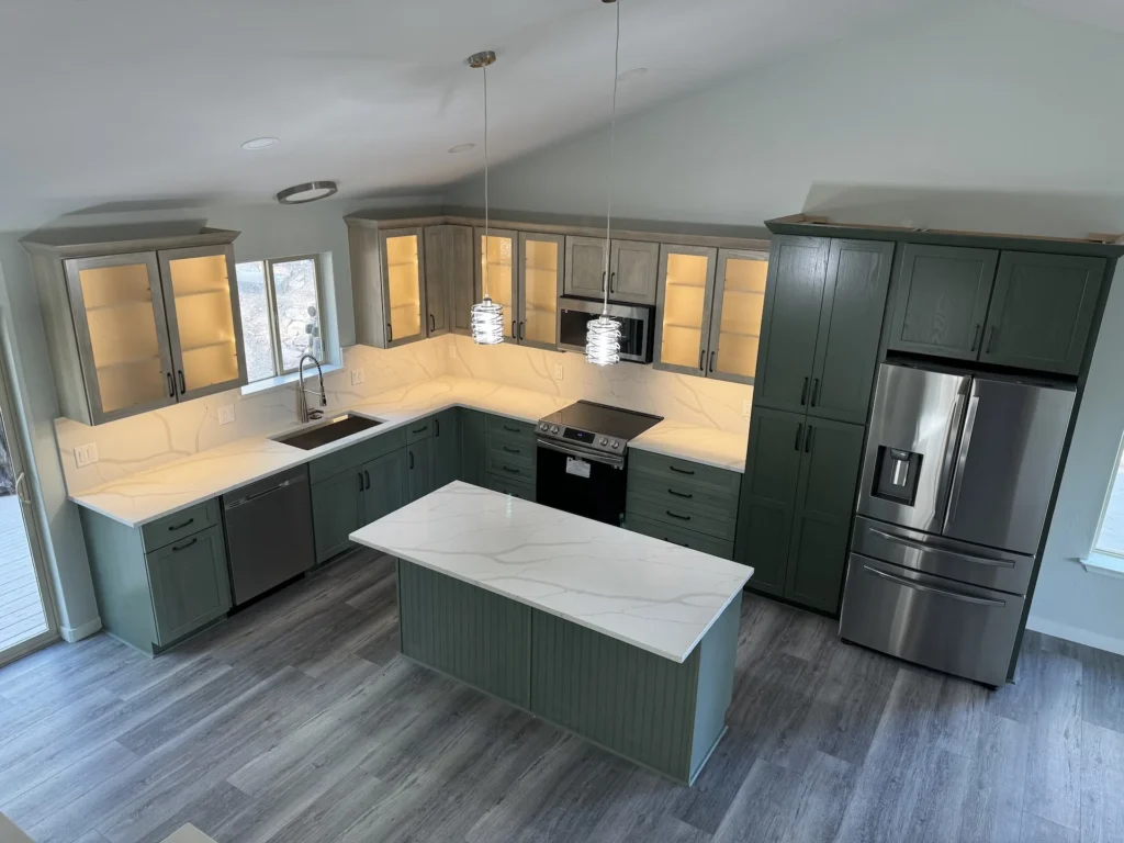 Whole home kitchen remodel in Bayfield, CO